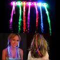 LED Flashing Light Up braid Hair headband